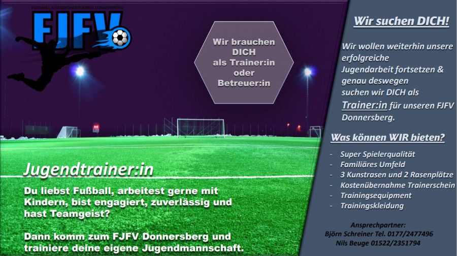 Trainersuche FJFV Donnersberg 2023