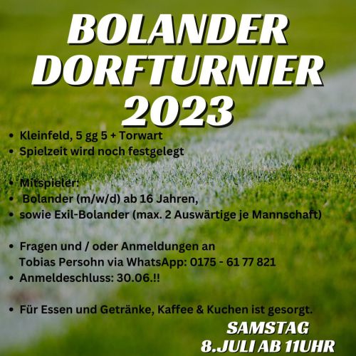 TuS Bolanden Dorftunier 2023 2