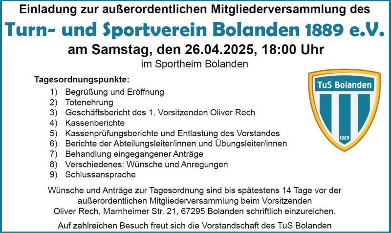 Mitgliederversammlung 2025